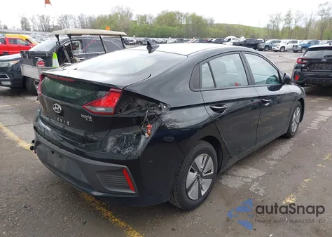 2021 Hyundai Ioniq Hybrid Blue из США, поврежденный, VIN KMHC65LC0MU252971
